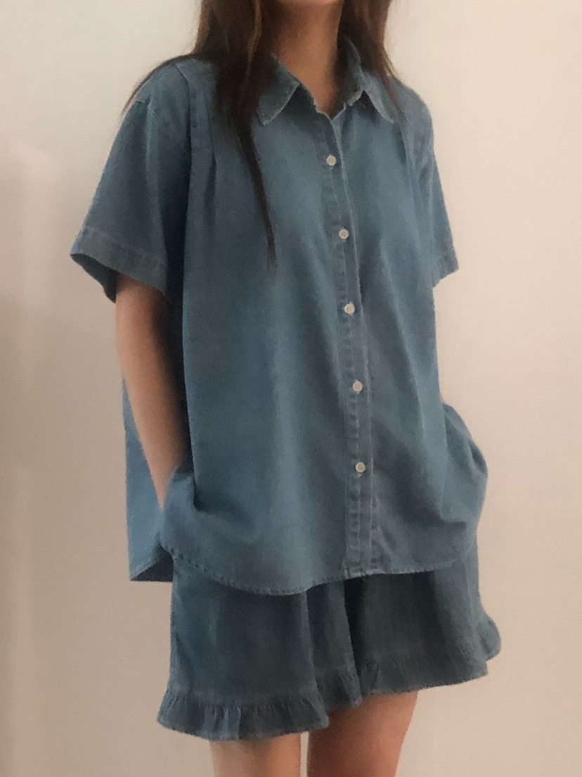 ONDO-P韓國直郵女士新款推薦職業26春夏人氣襯衫蕾絲衫褶裥ONDO-P襯衫/蕾絲衫