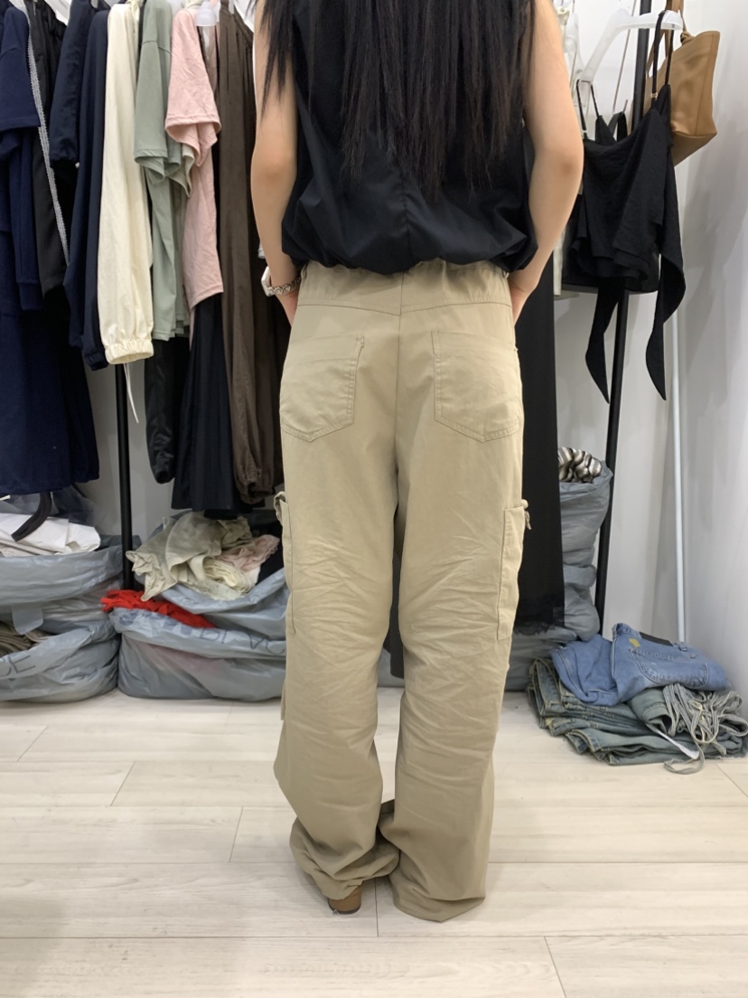 CEDARWOOD東大門實拍韓國女士新品熱賣時尚推薦休閑褲紐扣CEDAR WOOD休閑褲