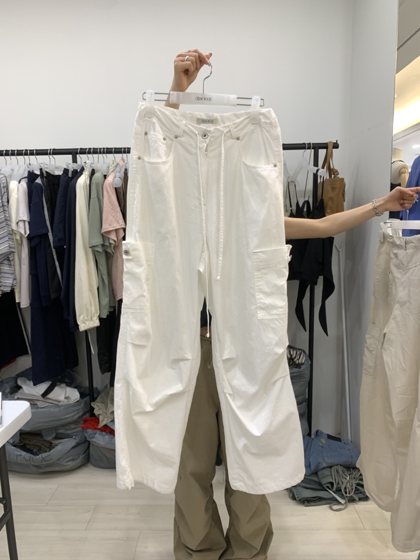 CEDARWOOD東大門實拍韓國女士新品熱賣時尚推薦休閑褲紐扣CEDAR WOOD休閑褲圖色2