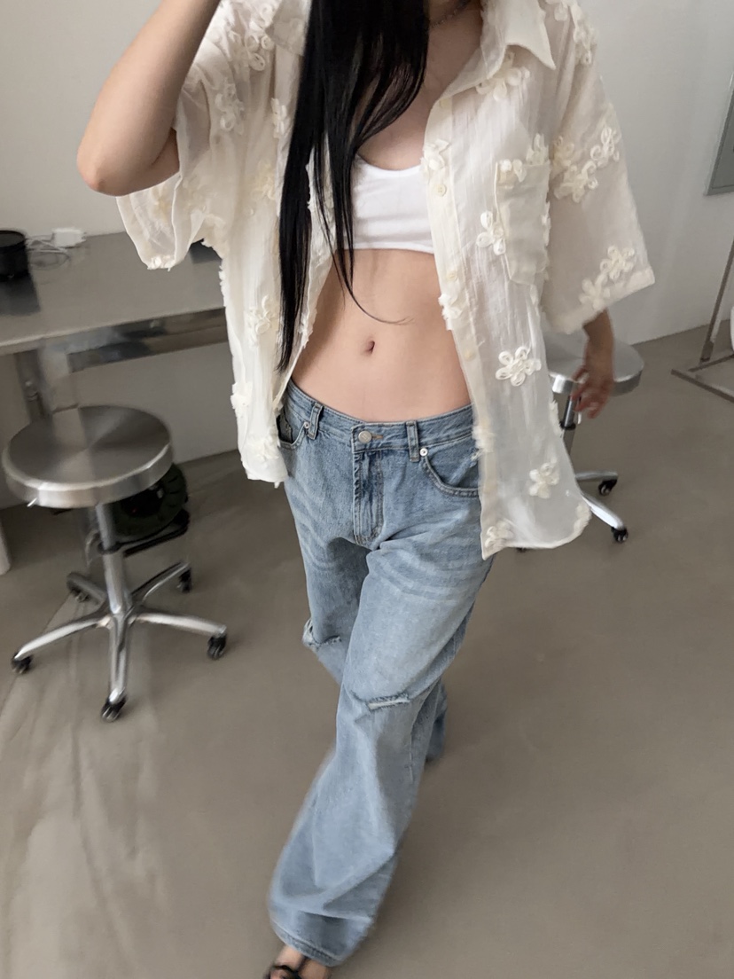 SUNDER MARKET韓國直郵實拍女士新款人氣熱賣襯衫蕾絲衫SUNDER MARKET襯衫/蕾絲衫