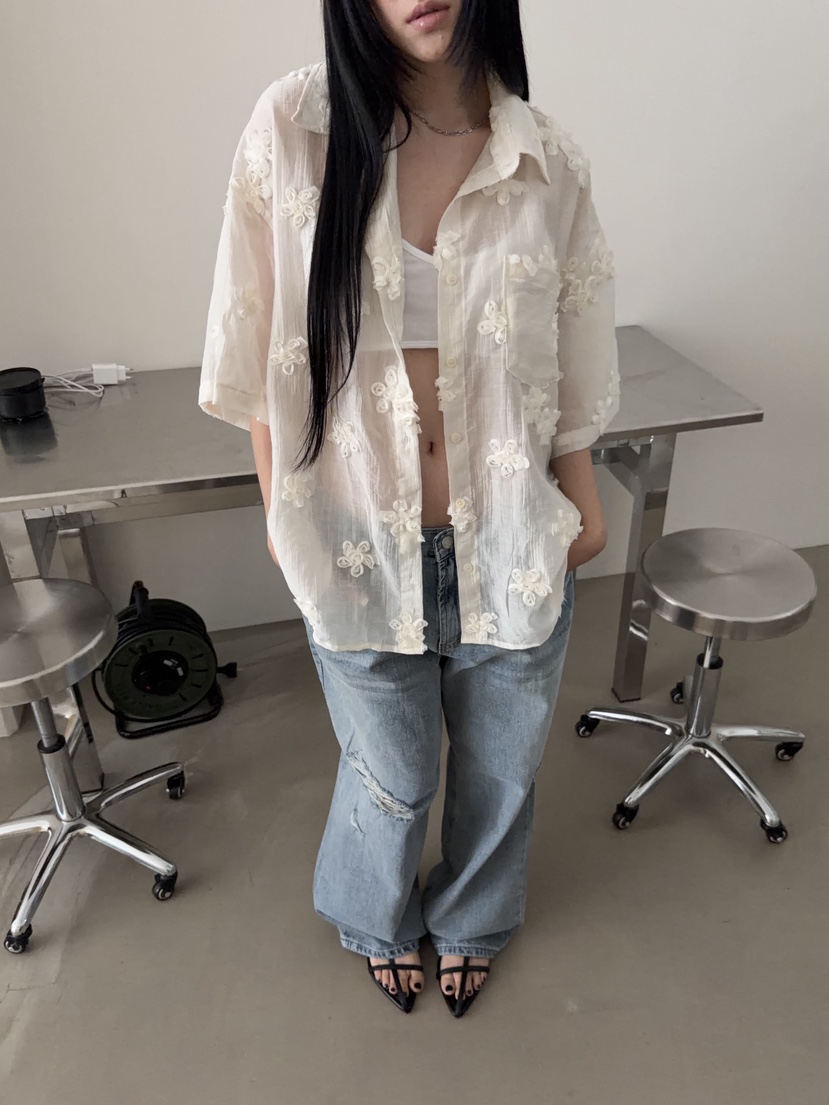 SUNDER MARKET韓國直郵實拍女士新款人氣熱賣襯衫蕾絲衫SUNDER MARKET襯衫/蕾絲衫