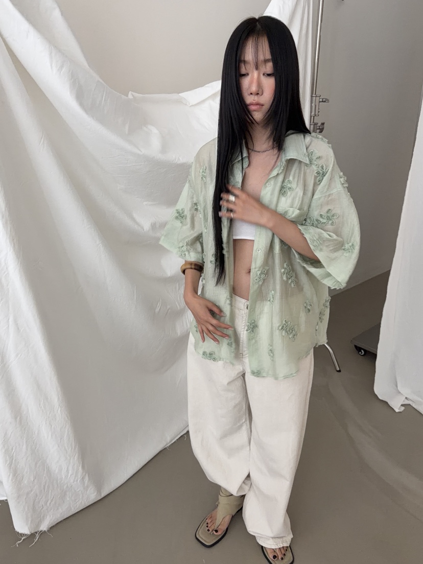 SUNDER MARKET韓國直郵實拍女士新款人氣熱賣襯衫蕾絲衫SUNDER MARKET襯衫/蕾絲衫