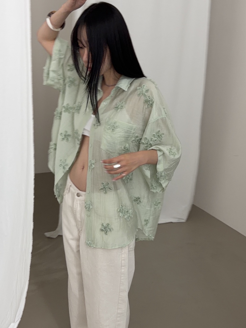SUNDER MARKET韓國直郵實拍女士新款人氣熱賣襯衫蕾絲衫SUNDER MARKET襯衫/蕾絲衫圖色2