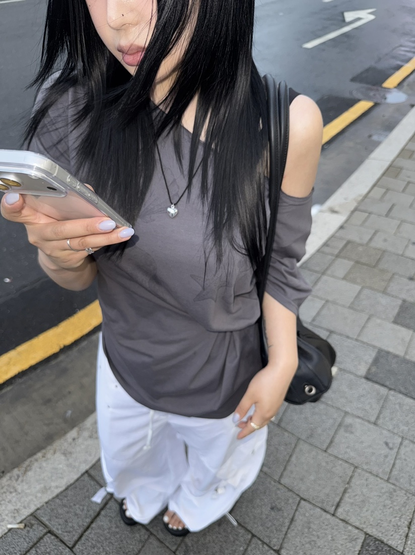 SEOLO韓國直郵實拍女裝新款26夏季26春夏職業推薦休閑T恤Seolo seoulT恤