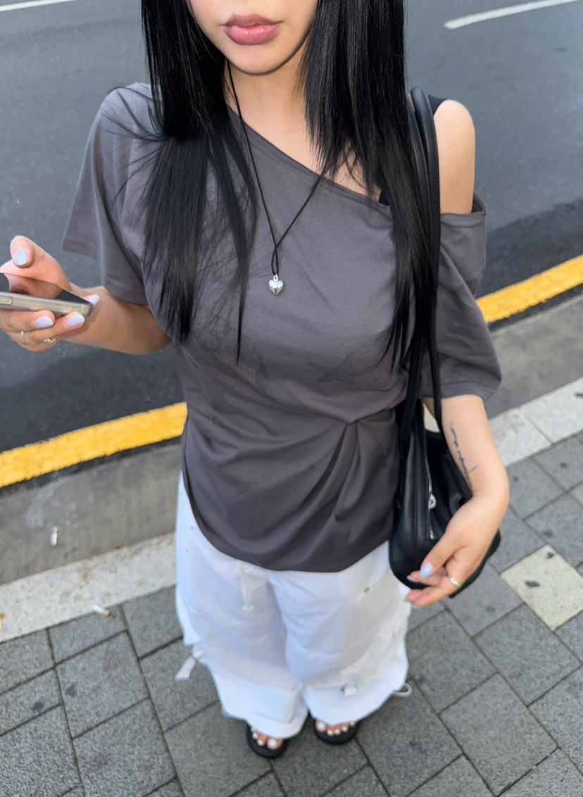 SEOLO韓國直郵實拍女裝新款26夏季26春夏職業推薦休閑T恤Seolo seoulT恤
