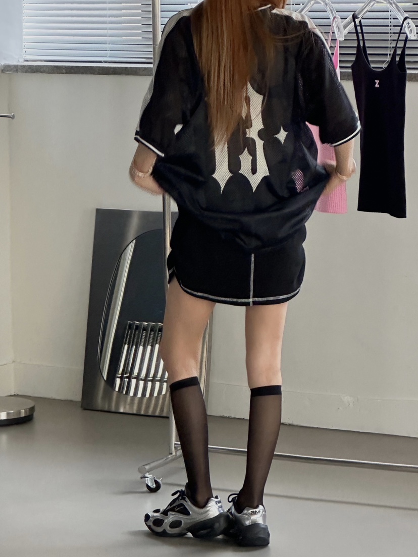 ZEROZERO韓國直郵實拍女士新款熱賣26春夏短裙華夫格褶皺ZEROZERO短裙