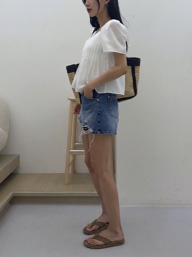AB韓國東大門直郵女士新款人氣休閑26夏季推薦襯衫蕾絲衫AB襯衫/蕾絲衫