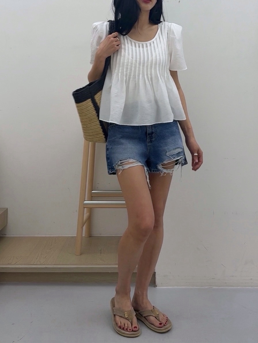 AB韓國東大門直郵女士新款人氣休閑26夏季推薦襯衫蕾絲衫AB襯衫/蕾絲衫