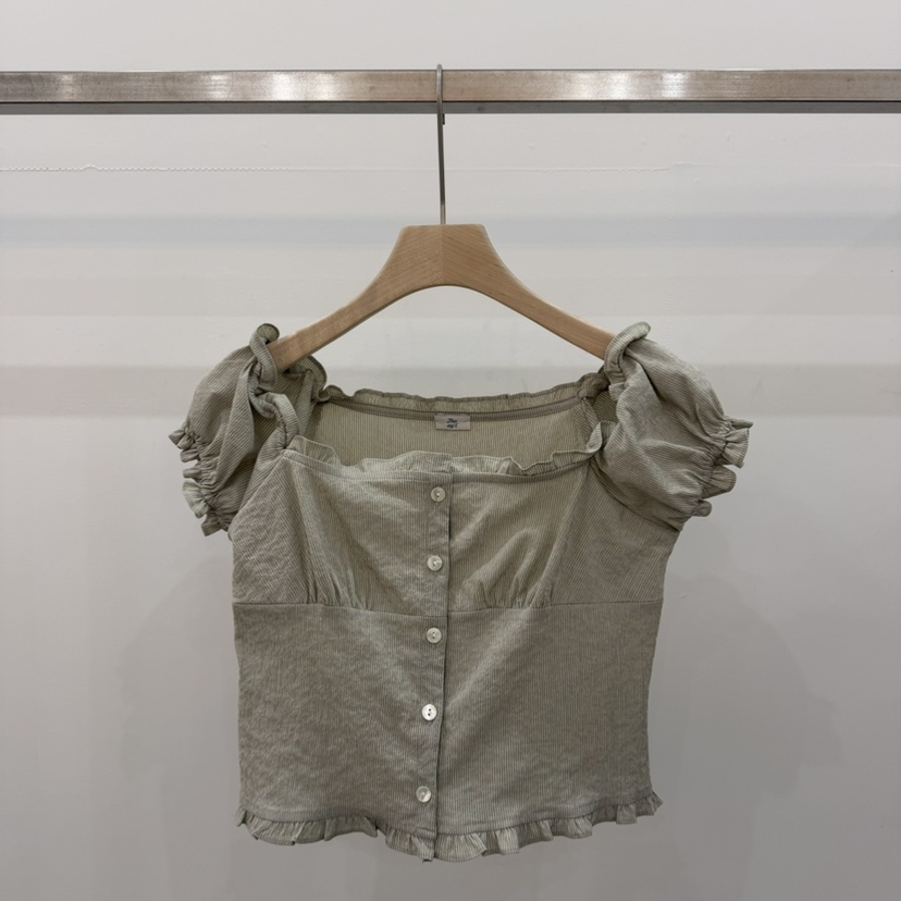 THE EYL韓國東大門直郵女裝新品推薦熱賣26夏季襯衫蕾絲衫LTHE EYL襯衫/蕾絲衫圖色1