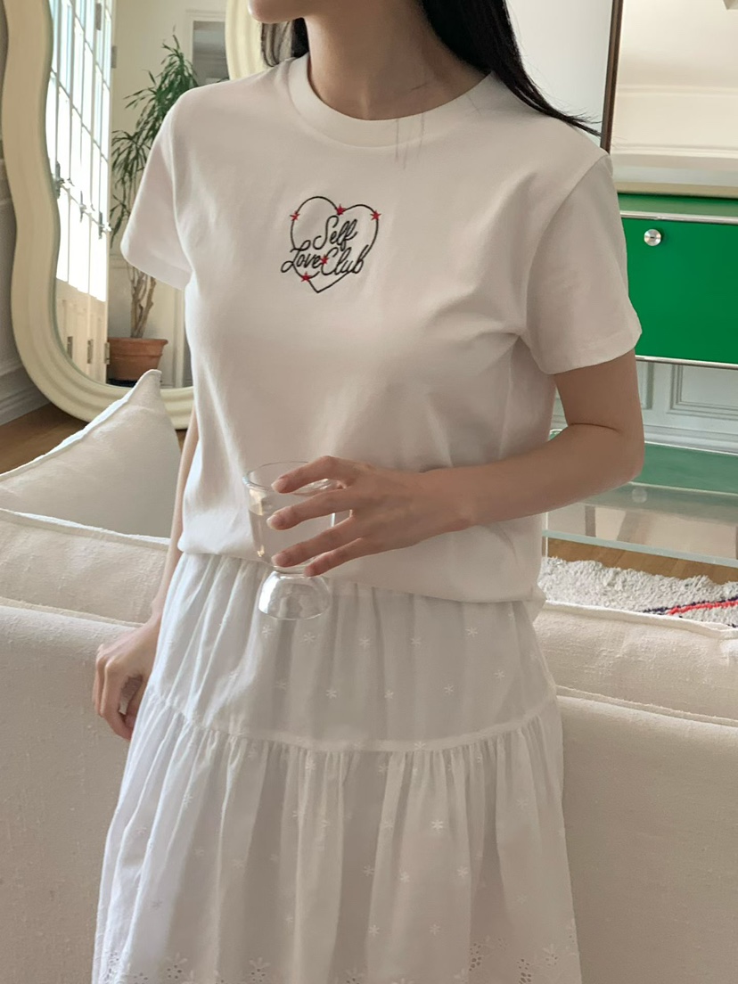 BINUS韓國東大門代購女裝新品26春夏人氣推薦時尚T恤刺繡BINUST恤