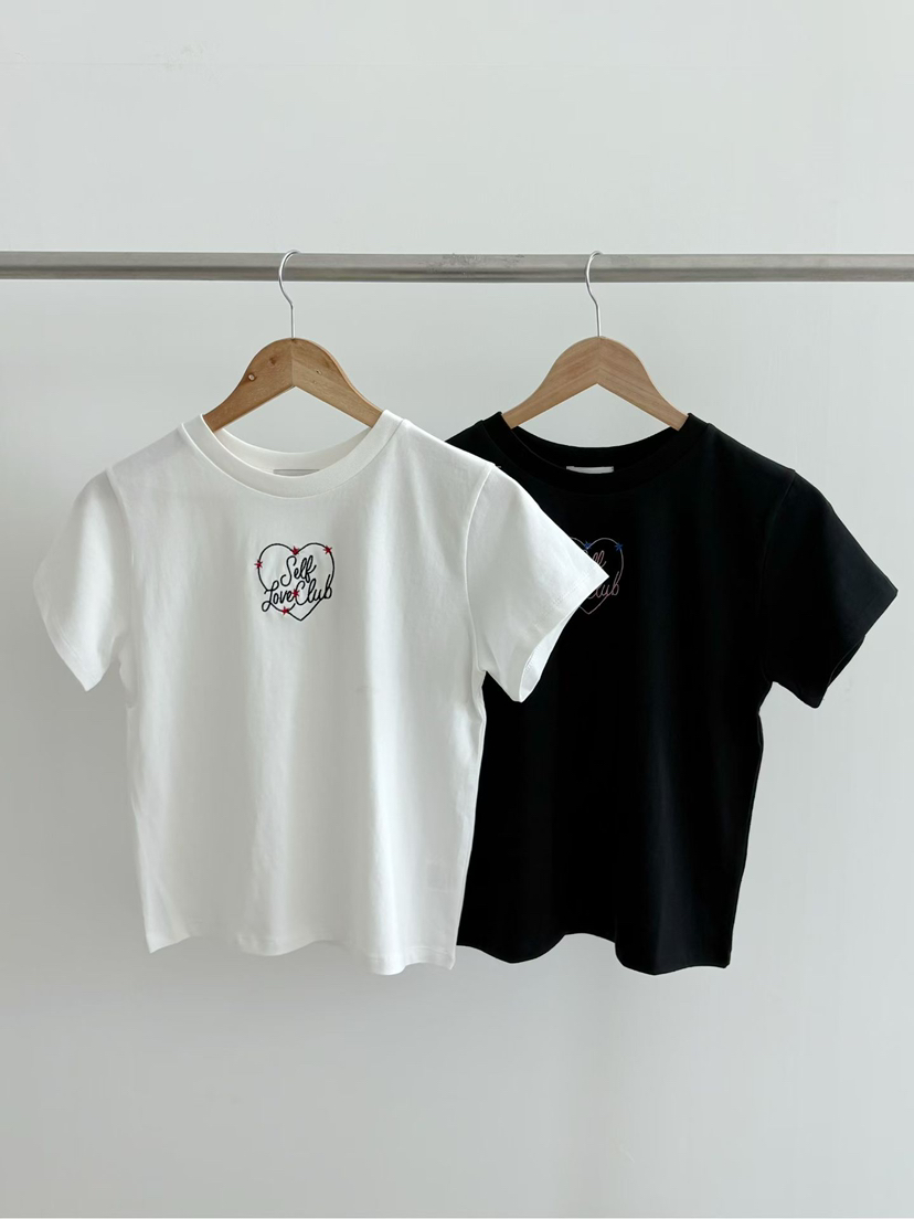 BINUS韓國東大門代購女裝新品26春夏人氣推薦時尚T恤刺繡BINUST恤