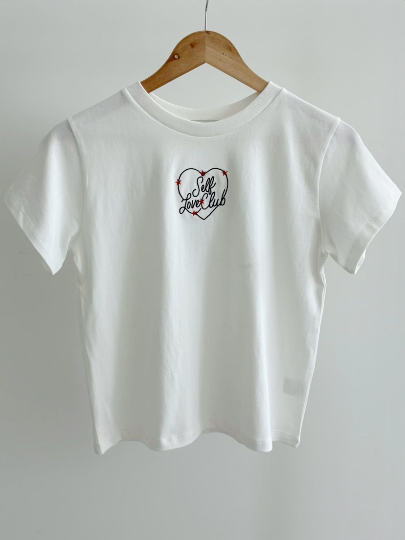 BINUS韓國東大門代購女裝新品26春夏人氣推薦時尚T恤刺繡BINUST恤