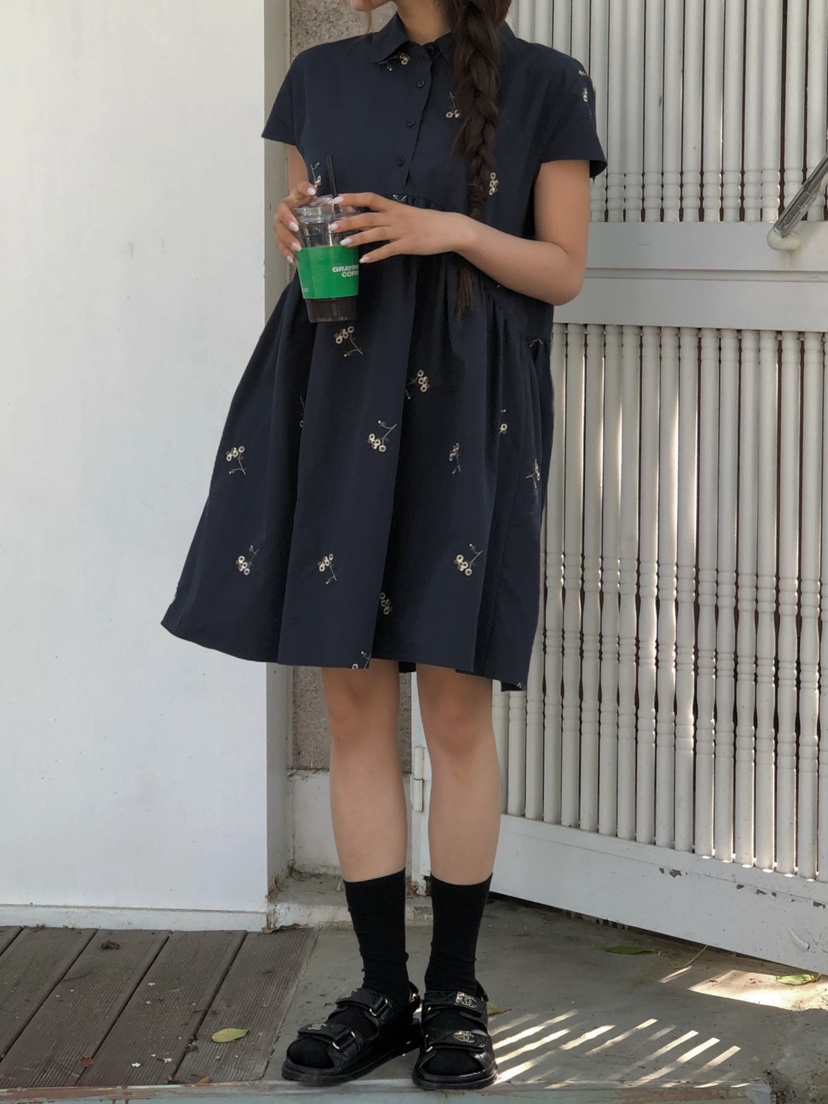 ONDO-P東大門實拍韓國女士新款26夏季休閑人氣26春夏連衣裙ONDO-P連衣裙