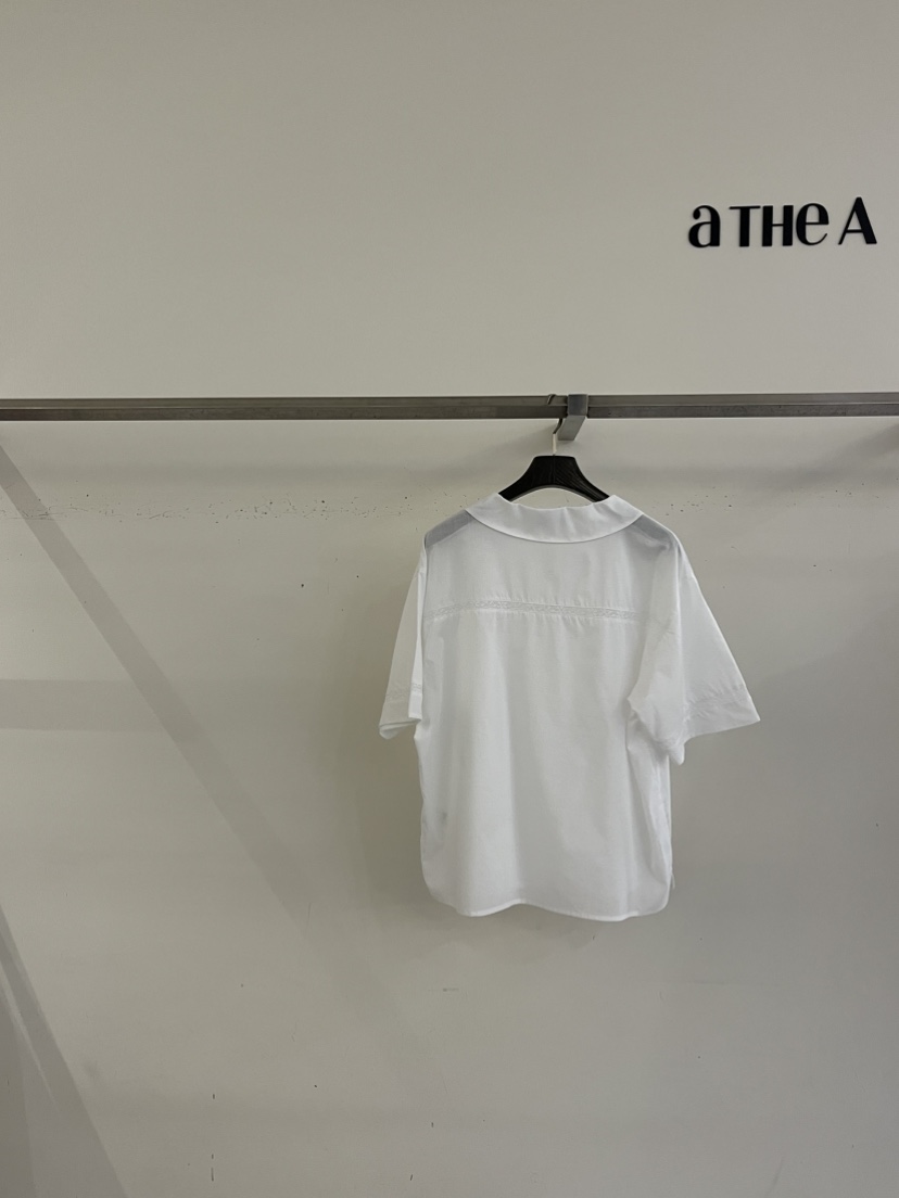 ATHEA韓國直郵女裝新款時尚休閑26春夏26夏季襯衫蕾絲衫SATHEA襯衫/蕾絲衫