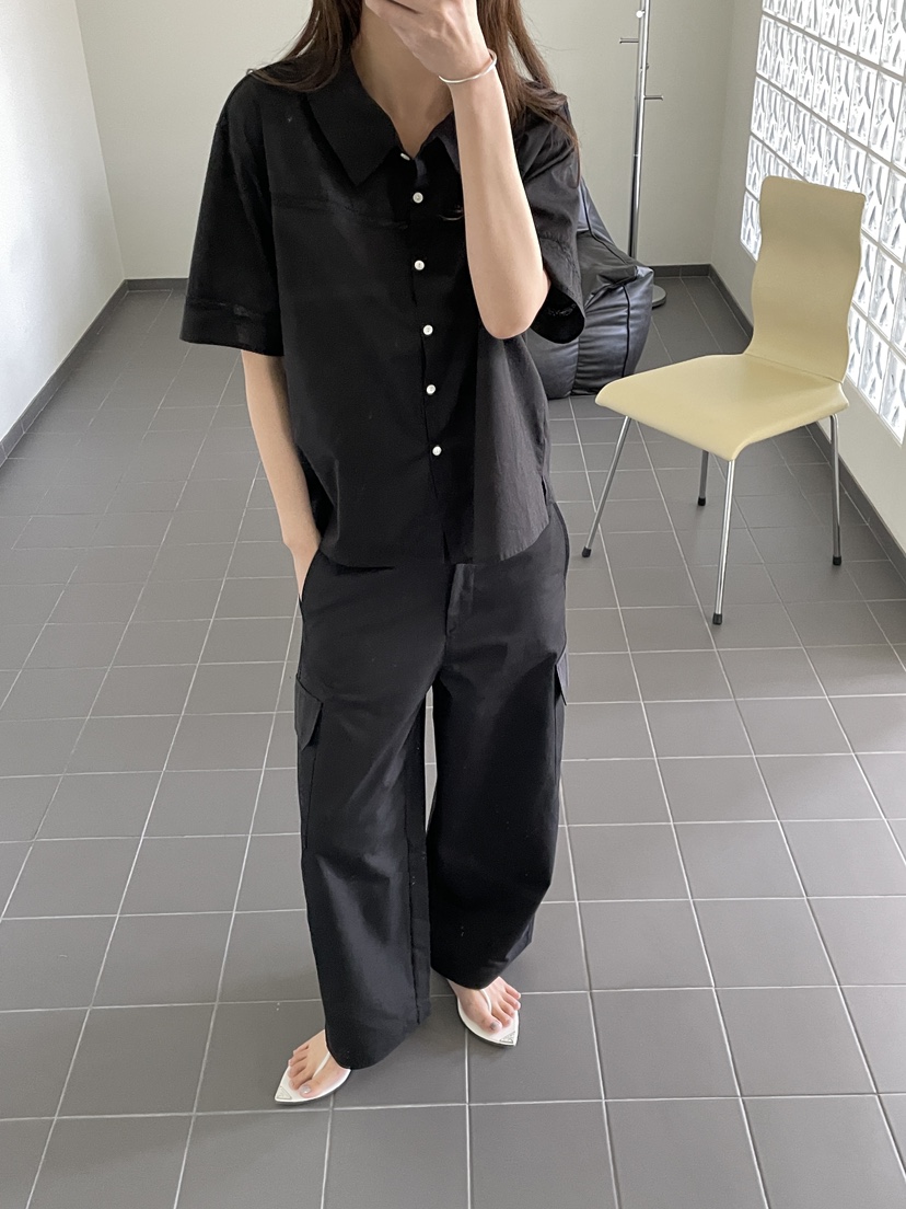 ATHEA韓國直郵女裝新款時尚休閑26春夏26夏季襯衫蕾絲衫SATHEA襯衫/蕾絲衫