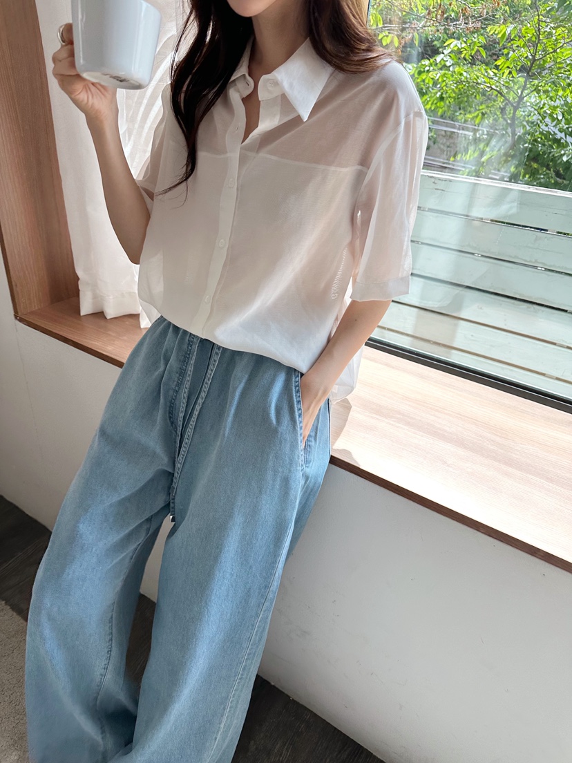 2ND GATE韓國直郵實拍女士新品職業休閑人氣26春夏牛仔褲2ND GATE牛仔褲