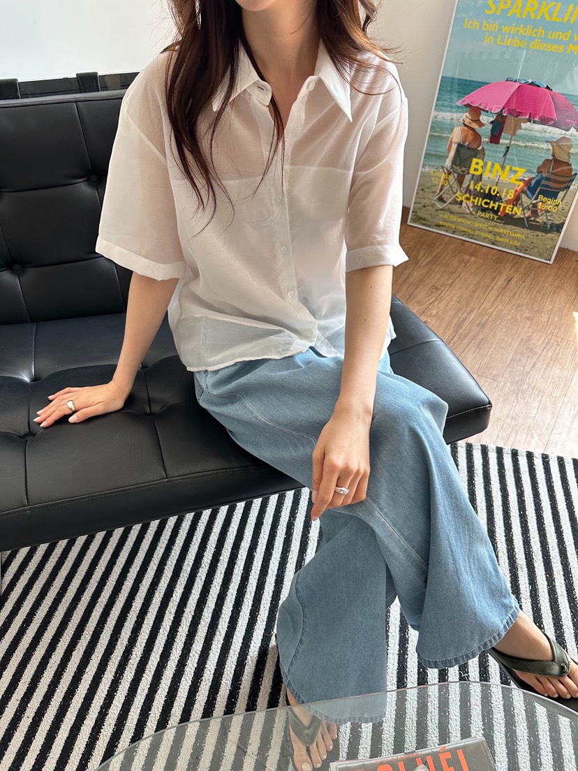2ND GATE韓國直郵實拍女士新品職業休閑人氣26春夏牛仔褲2ND GATE牛仔褲