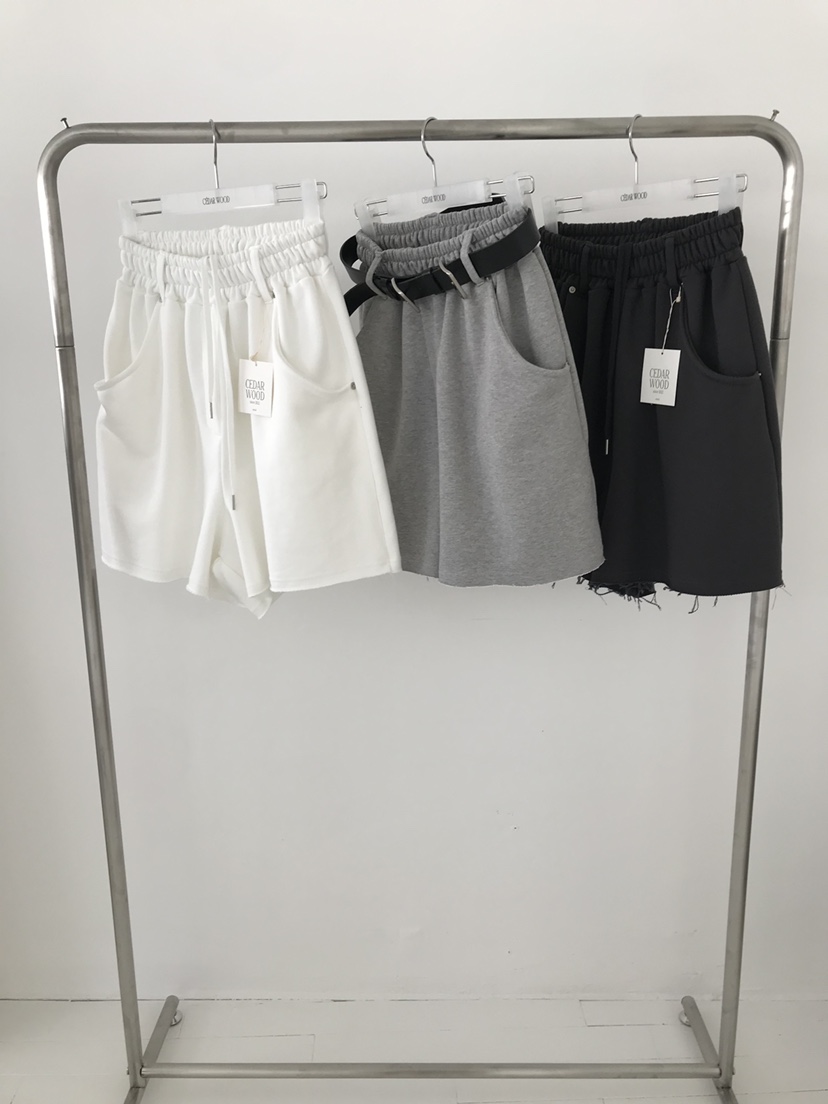 CEDARWOOD韓國東大門直郵女裝新品休閑26春夏短褲不含腰帶CEDAR WOOD短褲