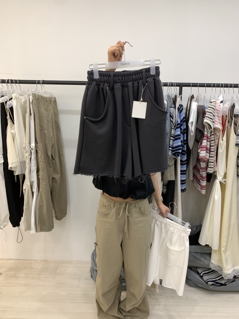 CEDARWOOD韓國東大門直郵女裝新品休閑26春夏短褲不含腰帶CEDAR WOOD短褲圖色3