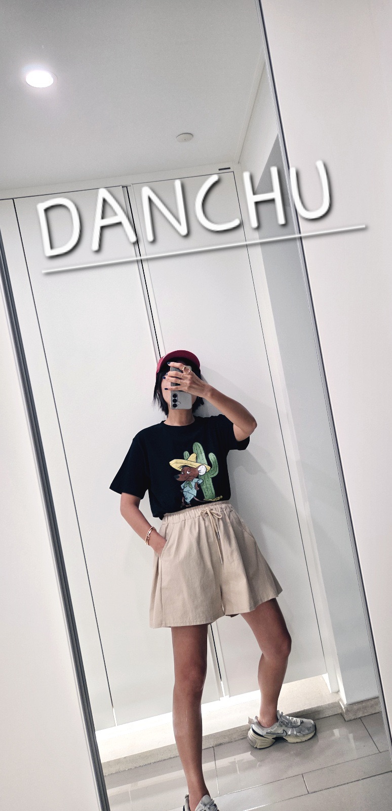 DANCHU韓國直郵女士新品熱賣人氣休閑26夏季時尚26春夏T恤DANCHUT恤