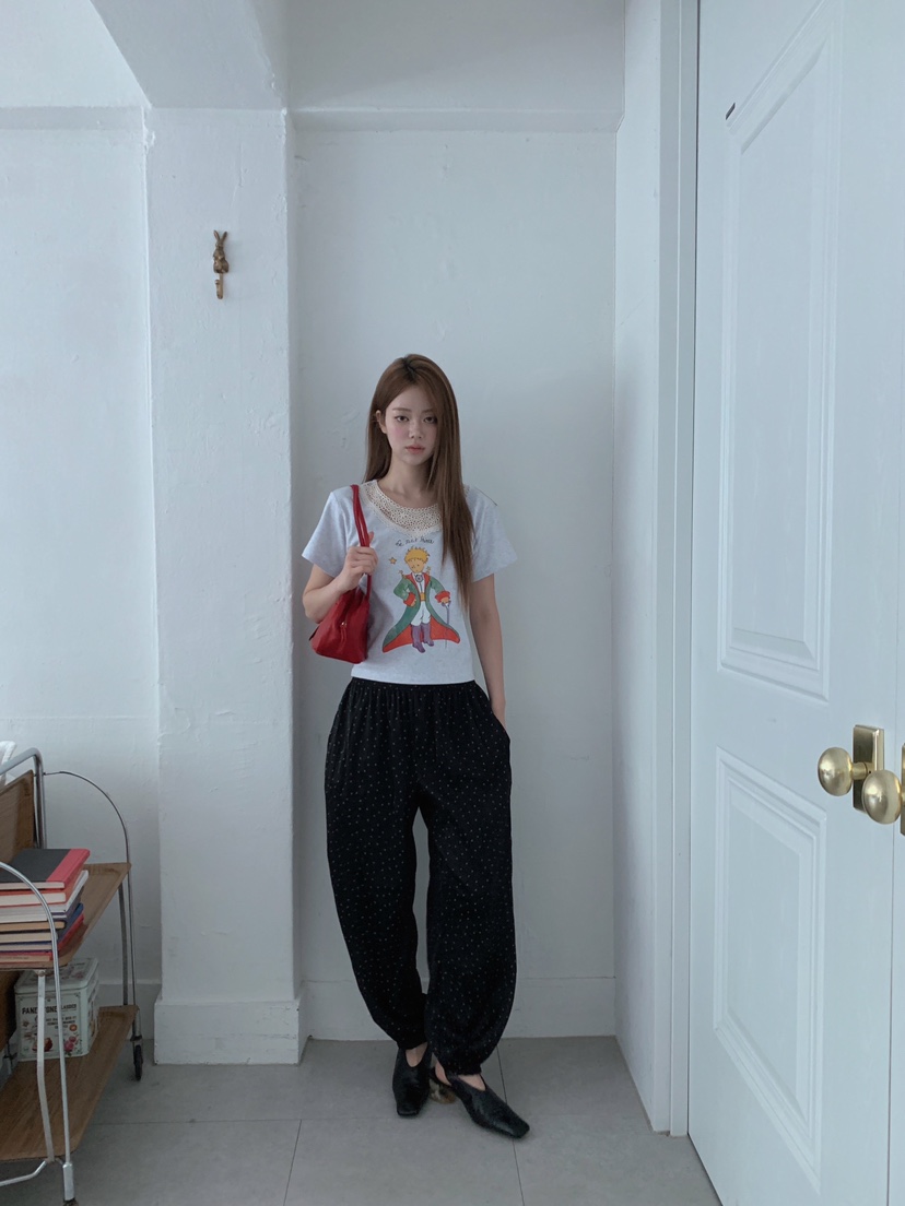 MAISONDEGLORY韓國東大門直郵女裝新款26春夏人氣休閑褲絲綢MAISON DE GLORY休閑褲