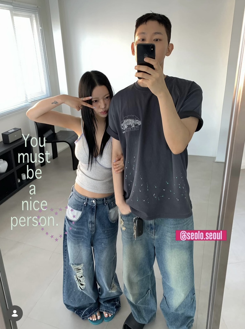 SEOLO韓國代購女士新款人氣職業熱賣時尚26夏季推薦牛仔褲Seolo seoul牛仔褲