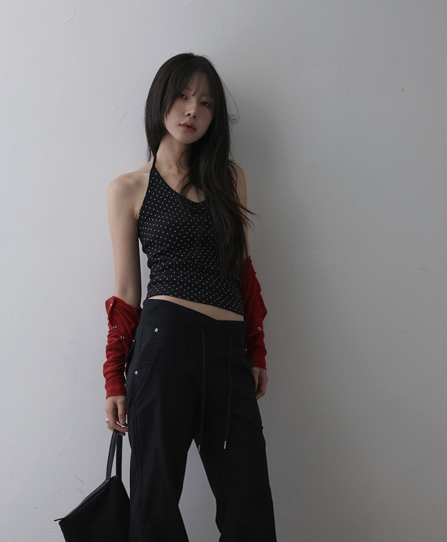 BYRING韓國直郵女裝新品推薦休閑時尚熱賣人氣吊帶背心無袖BYRING吊帶/背心