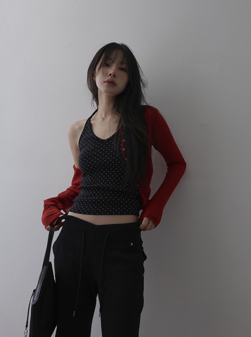 BYRING韓國直郵女裝新品推薦休閑時尚熱賣人氣吊帶背心無袖BYRING吊帶/背心