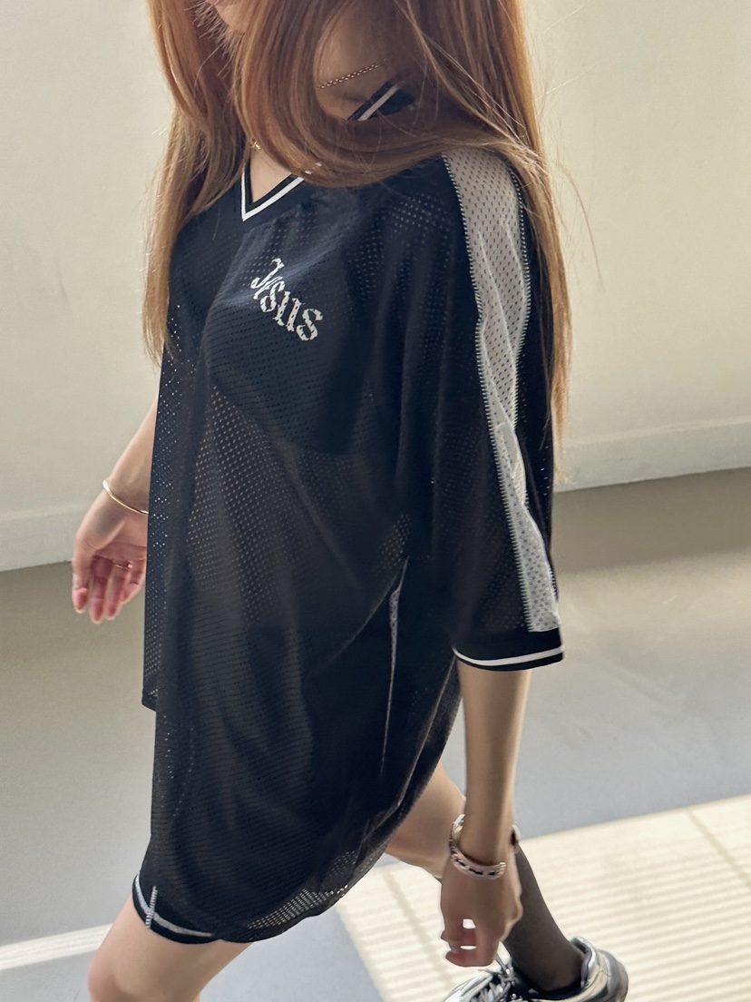 ZEROZERO韓國代購女士新品26夏季推薦熱賣時尚T恤網眼寬松ZEROZEROT恤