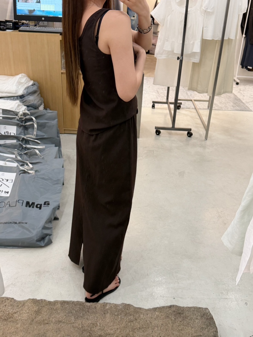 THE EYL韓國直郵女裝新品26夏季休閑職業人氣26春夏長裙STHE EYL長裙