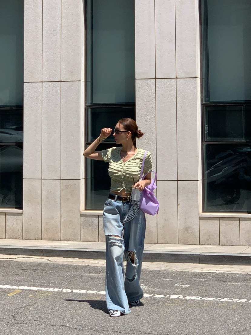 REVE CITE-L韓國直郵女裝新款26夏季熱賣襯衫蕾絲衫開衫REVE CITE-L襯衫/蕾絲衫