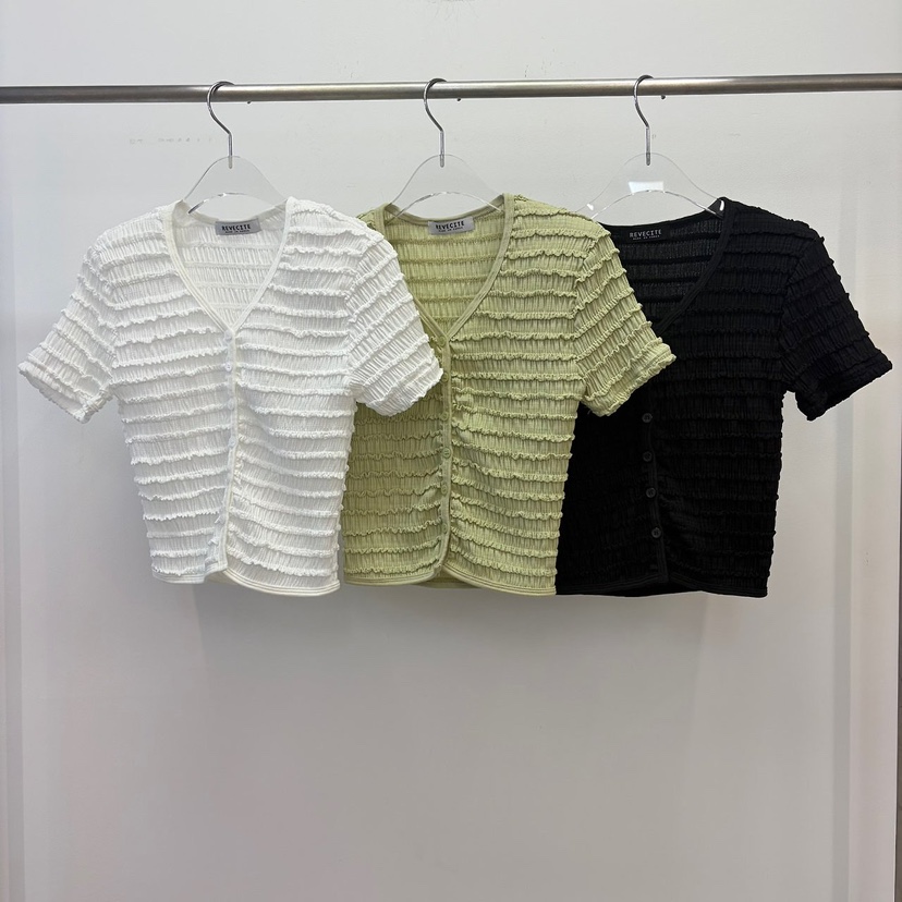 REVE CITE-L韓國直郵女裝新款26夏季熱賣襯衫蕾絲衫開衫REVE CITE-L襯衫/蕾絲衫