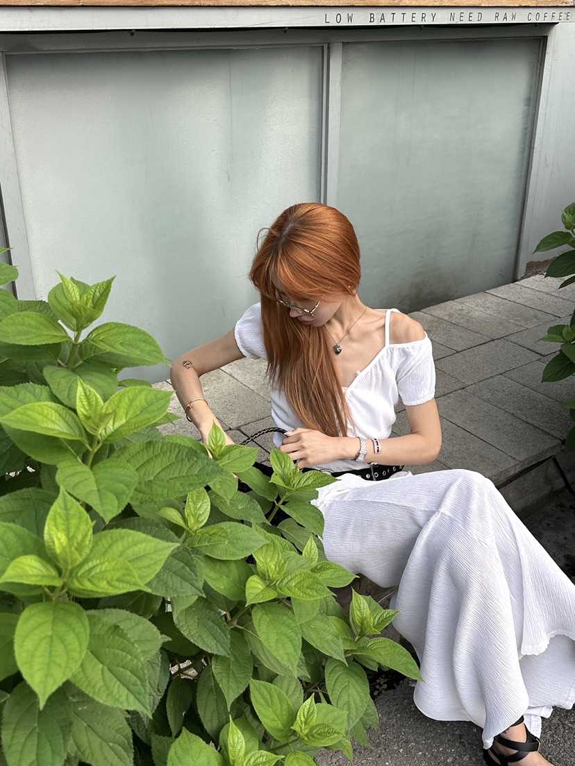 ZEROZERO韓國直郵女裝新品時尚職業長裙不含腰帶褶裥雙層ZEROZERO長裙