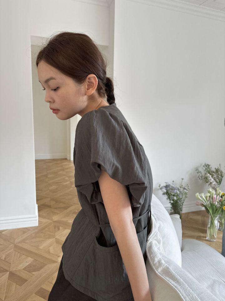 MARE韓國直郵實拍女士新品26春夏時尚人氣襯衫蕾絲衫泡泡袖LMARE襯衫/蕾絲衫