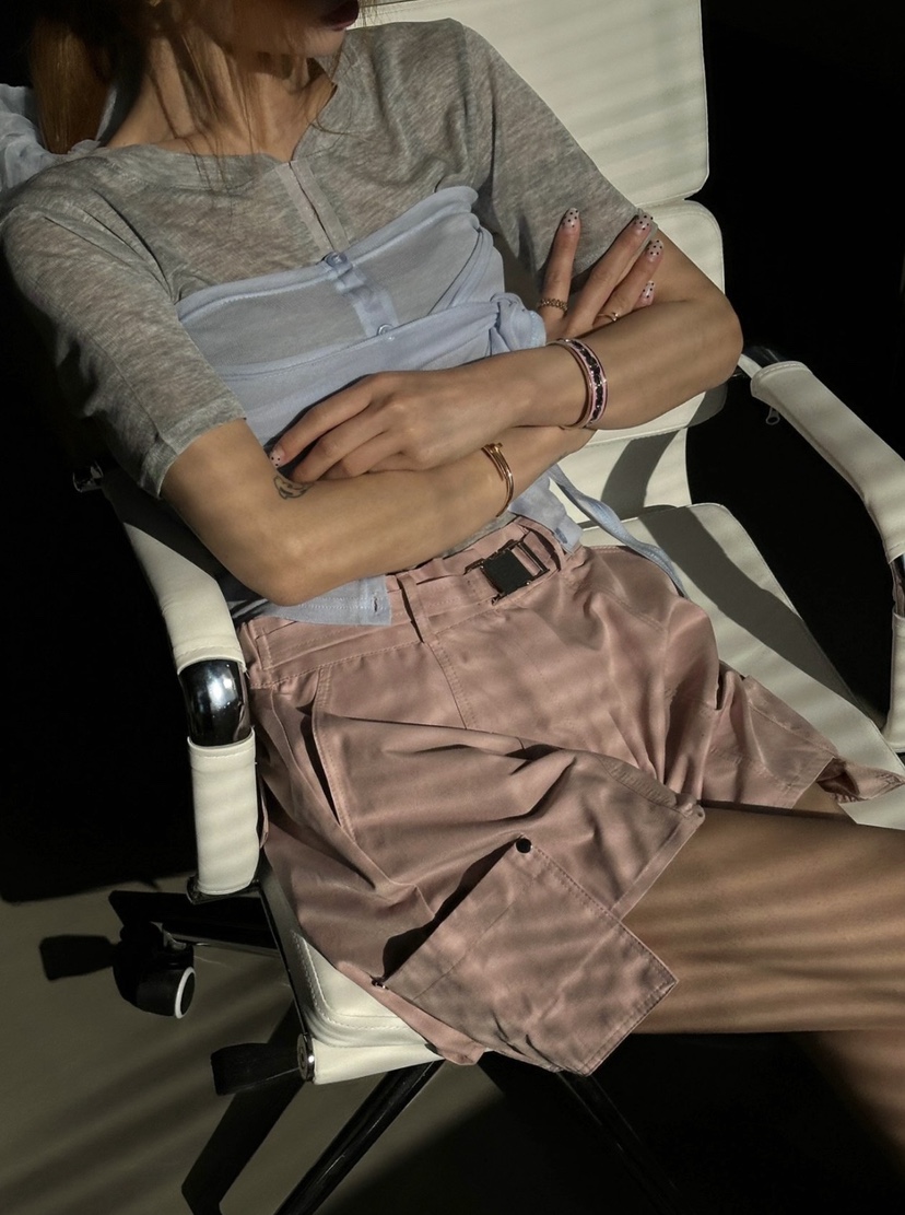 ZEROZERO韓國直郵女士新款26春夏熱賣吊帶背心不含內搭紐扣ZEROZERO吊帶/背心