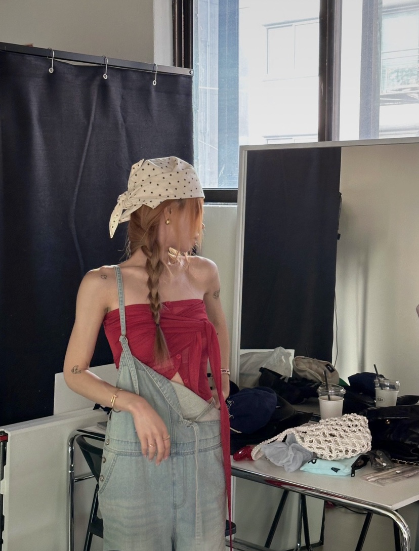 ZEROZERO韓國直郵女士新款26春夏熱賣吊帶背心不含內搭紐扣ZEROZERO吊帶/背心