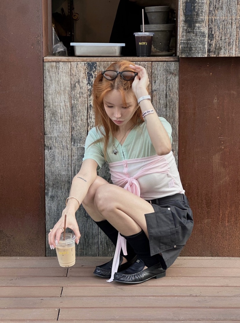 ZEROZERO韓國直郵女士新款26春夏熱賣吊帶背心不含內搭紐扣ZEROZERO吊帶/背心圖色4