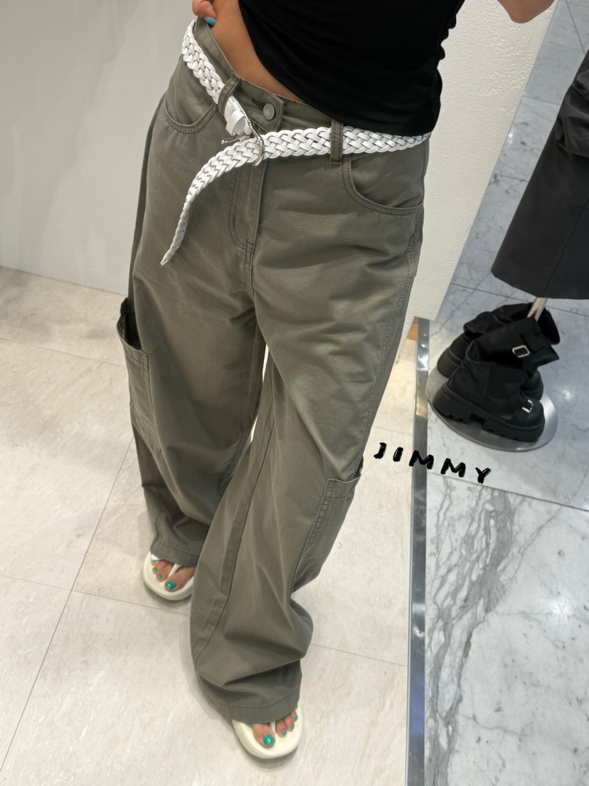 JIMMY韓國直郵女裝新款人氣26夏季時尚推薦26春夏休閑褲工裝褲JIMMY/REMAKE休閑褲