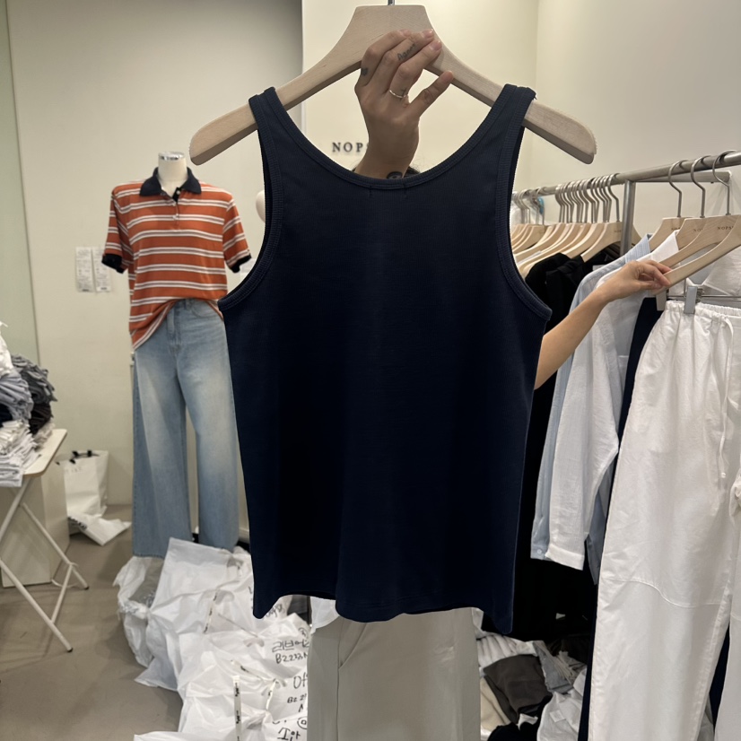NOPSIS韓國直郵女裝新款26夏季人氣26春夏熱賣休閑吊帶背心NOPSIS吊帶/背心