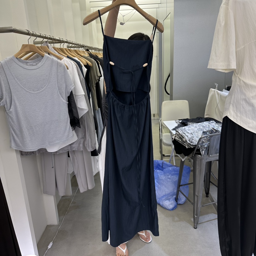 AMON韓國代購女裝新款26春夏時尚熱賣休閑職業26夏季連衣裙AMON連衣裙