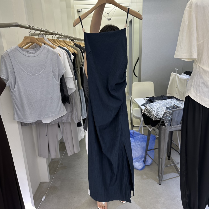 AMON韓國代購女裝新款26春夏時尚熱賣休閑職業26夏季連衣裙AMON連衣裙圖色1