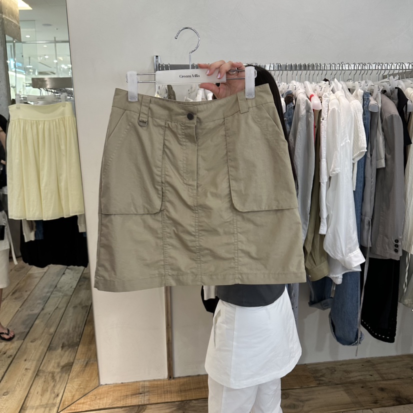 CREAM VILLA韓國東大門代購女士新品休閑短裙CREAMVILLA短裙圖色2