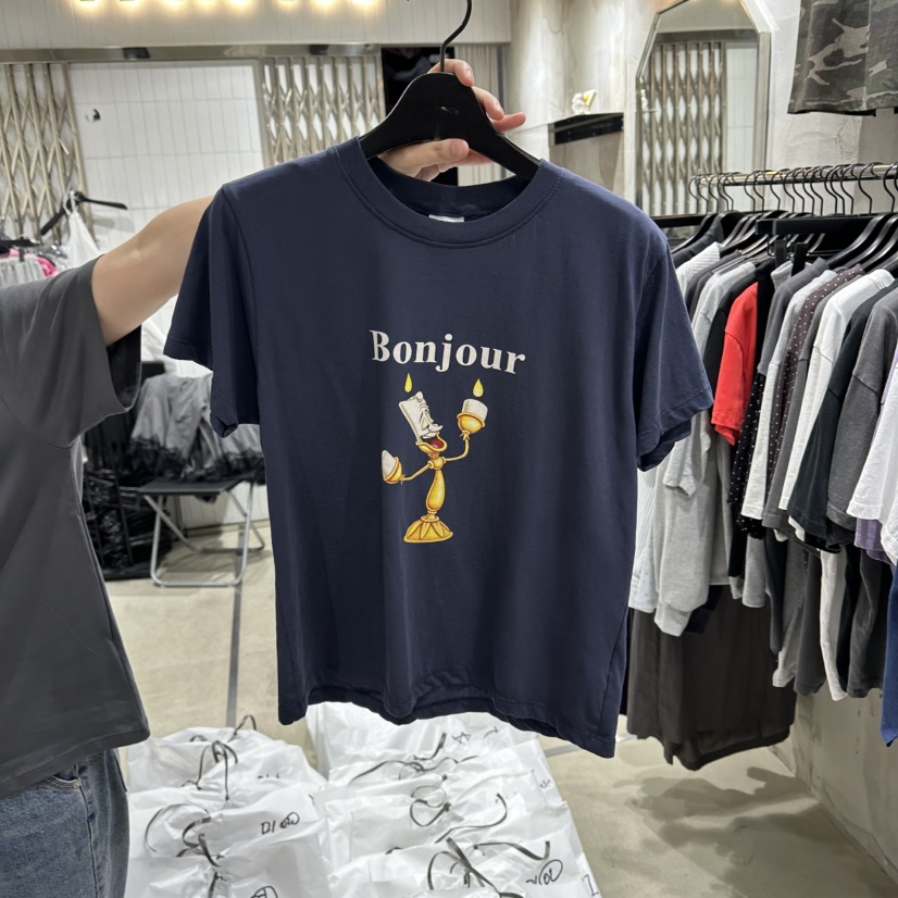 VANTA韓國東大門直郵女裝新品時尚人氣休閑推薦職業熱賣T恤VANTAT恤圖色2