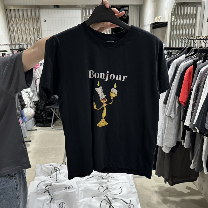 VANTA韓國東大門直郵女裝新品時尚人氣休閑推薦職業熱賣T恤VANTAT恤圖色3