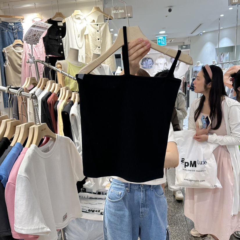 DELLING韓國東大門代購女裝新款時尚26春夏熱賣推薦吊帶背心DELLING吊帶/背心