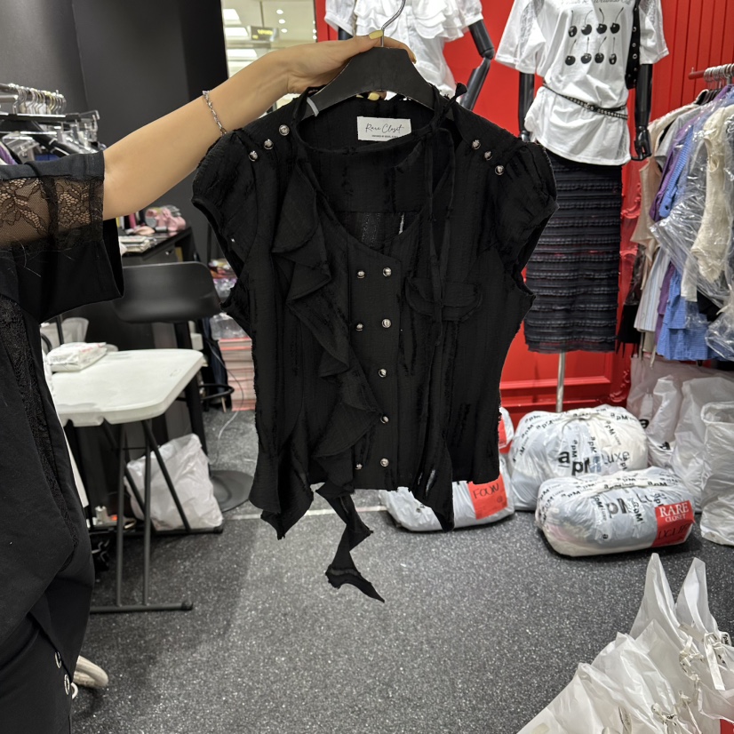 RARE CLOSET東大門實拍韓國女裝新款推薦休閑襯衫蕾絲衫LRARE CLOSET襯衫/蕾絲衫圖色2
