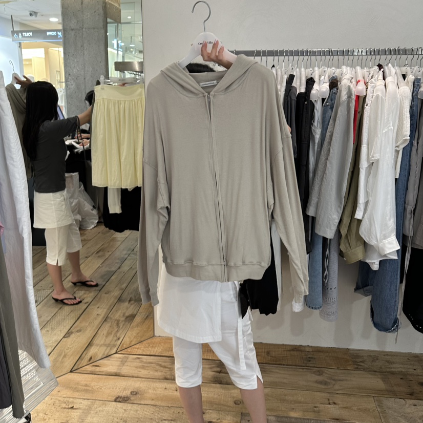 CREAM VILLA韓國代購女裝新款熱賣夾克拉鏈連帽衫CREAMVILLA夾克圖色4