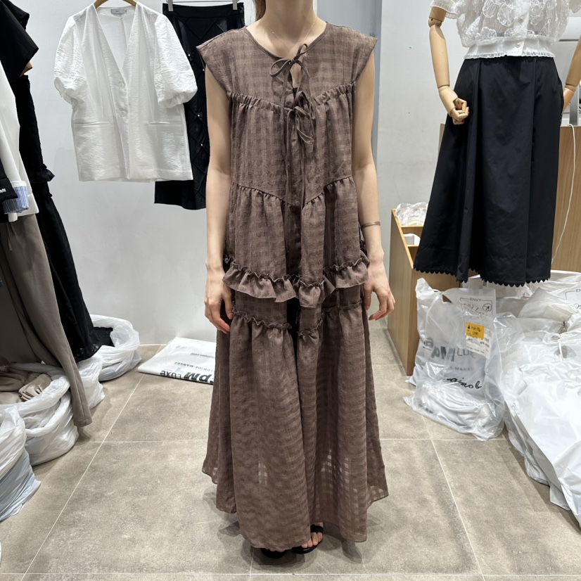ENVY韓國直郵女裝新款推薦時尚人氣26春夏26夏季休閑連衣裙ENVY連衣裙圖色1