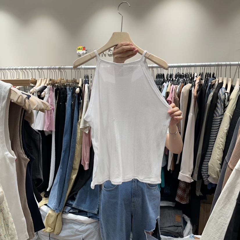 DELLING韓國東大門直郵女裝新品人氣26春夏時尚吊帶背心無袖DELLING吊帶/背心
