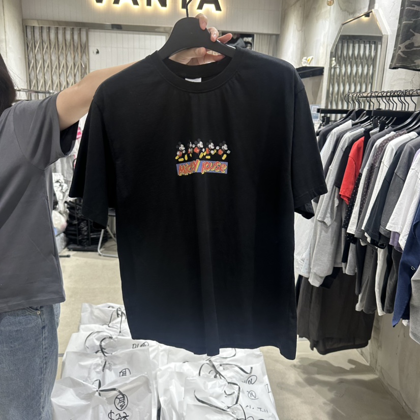 VANTA韓國直郵女裝新款推薦時尚職業人氣熱賣休閑26夏季T恤VANTAT恤圖色2黑色